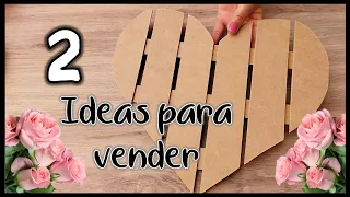 2 IDEAS PARA VENDER O REGALAR - Manualidades para el día de la madre - Crafts to sell or give away