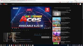 Nintendo Direct Live Stream from March 8th 2018 - Mario Tennis Aces LIVE REACTION