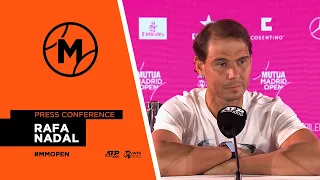 Rueda de prensa con Rafa Nadal // MUTUA MADRID OPEN 2024