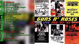 Guns N 'Roses Live Era '87 '93 - Mejores Canciones de Guns N Roses 2023