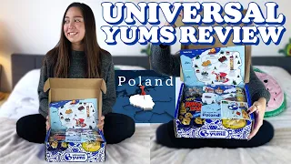 Unboxing Universal Yums 2022 Review & Taste Test | Jan 2022 Universal Yums Poland