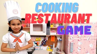 Cooking game in Hindi Part-13 | Restaurant with Kitchen game | Kitchen Set | LearnWithPari