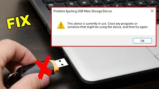 How to Fix Problem Ejecting USB Mass Storage Device Error in Windows 11
