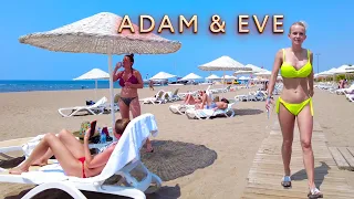 ANTALYA BELEK ADAM & EVE Beach Walk 🇹🇷 TURKIYE #turkey #antalya #belek #Hotel #beach