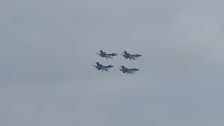 F-18 Blue Angels Flying In Corpus Christi, Texas