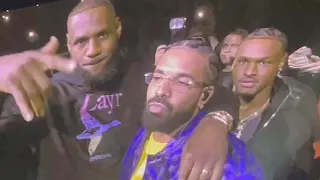 LeBron James' Son Bronny Attends Drake's Concert After Cardiac Arrest