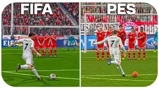 Evolution Cristiano Ronaldo Free Kicks | FIFA vs PES From 2004 to 2022