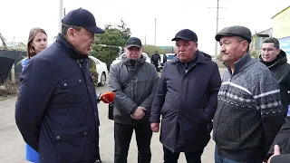 Ремонт дорог, откачка воды: аким СКО проинспектировал ход работ в Петропавловске и пригороде