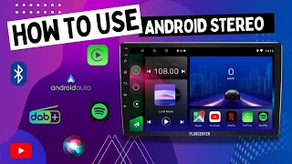 How to Use Android Head Unit Bluetooth CarPlay Android Auto WiFi Apps Offline Maps DAB Radio Canbus