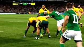 O'Mahony gets dump tackled, then tries to fight the wrong guy