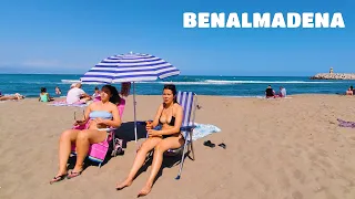 Benalmadena beaches - Beach Walk 2023 [Spain 4K] Malaga, Costa Del Sol