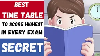 Topper Student Timetable | Best Time Table For Topper Student | Powerful Time Table Tips