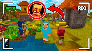 Dejé Minecraft ABIERTO en UNA ALDEA Mientras Dormía y Esto fue lo que Pasó! 😦📹