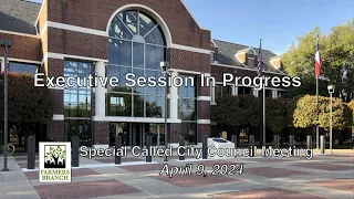 Special Called City Council Meeting April 9, 2024