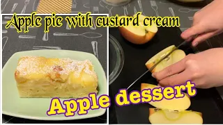 Easy recipe | Apple Pie with Custard Cream | Apple Dessert | DesireeK’s Easy and Tasty Recipes