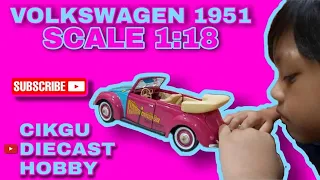 Volkswagen Beetle 1951 Haight Ashburry ,Scale 1:18 Maisto CE Edition