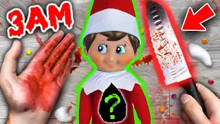 (WHAT'S INSIDE?) CUTTING OPEN HAUNTED ELF ON THE SHELF DOLL AT 3AM!!