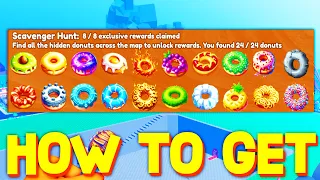 HOW TO GET ALL DONUTS LOCATIONS in REALISTIC HAND RP! ROBLOX DONUT HUNT