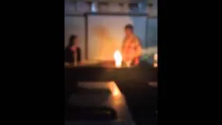 Teacher makes an explosion in class!