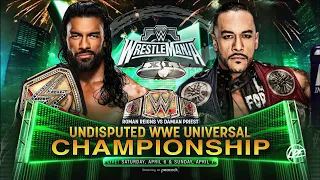 Damian Priest vs Roman Reigns World Heavyweight Championship Full Match WWE Clash At The Castle 2024