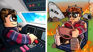 I became a ROBLOX AIRPLANE PILOT... i crashed