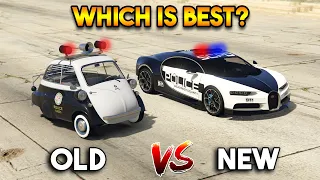 GTA 5 ONLINE : OLD COP CAR VS NEW COP CAR (WHICH IS BEST?)