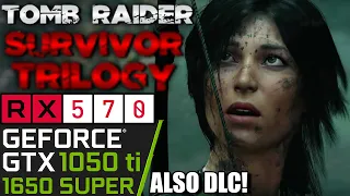 Tomb Raider Survivor Trilogy - GTX 1050 ti - 1650 Super - RX 570 - PC Performance Test