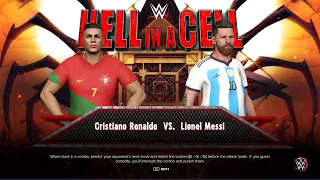 RONALDO VS MESSI || WWE Showdown || GamingSangh