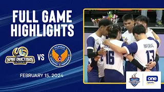 Savouge Spin Doctors vs. Philippine Air Force highlights | 2024 PNVF Champions League – Feb 15, 2024
