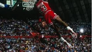 Michael Jordan Kiss the Rim Dunk 1987