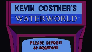 Simpsons Water world Fan Game Playthrough | Kevin Costner's Water World