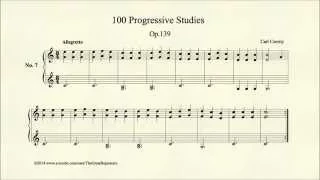 Czerny, 100 Progressive Studies, Op 139, No 7