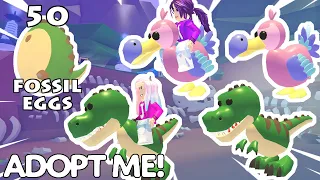 Hatching Twin T-Rexes and Twin Dodo Birds on Adopt Me / Roblox