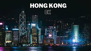 HONG KONG 8K Ultra HD Mind blowing cyberpunk drone video Magic of  Hong Kong