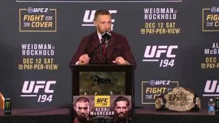 UFC 194: Conor McGregor Post-fight Press Conference Highlights