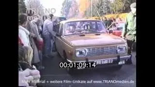 Mauerfall DDR 9. November 1989 + Grenzöffnung DDR-Grenzübergang Lübeck-Schlutup/Schleswig-Holstein