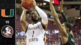 Miami vs. Florida State Men's Basketball Highlights (2020-21)