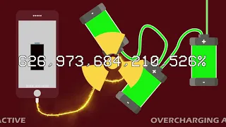 !! 1000000000000000% !! OVERCHARGING Phone Battery | GLITCHY END + EXPLOSION