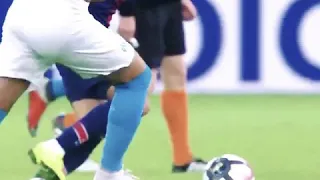 NEYMAR vs MARSEILLE.    AMAZING DRIBBLES AND SKILLS