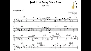 Just the way you are Eb backing track