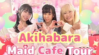 🩷Maid Cafe Tour in Akihabara🩷