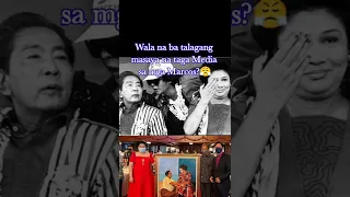 Mga taga media wala na bang masaya? #bbm #marcos #shorts #mim #imeemarcos #imeldamarcos