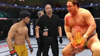 UFC4 | Bruce Lee vs Fire Sumo (EA Sports UFC 4)