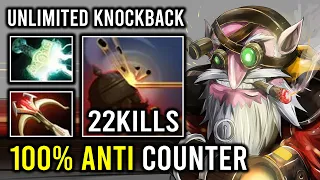 How to Play Sniper Against Hard Counter with 100% Max ATK Range Unlimited Knockback Dota 2