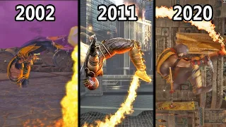 Evolution of Scorpion's Flaming Flip Kick (2002-2020)