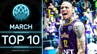 Top 10 PLAYS | March | Basketball Champions League 2021-22