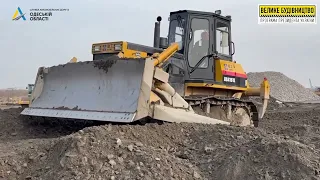 🚜 Будуємо контрольно-пропускний пункт на майбутній дорозі до Одеського морського порту.