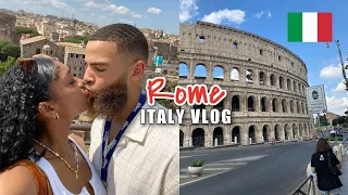 OUR TRIP TO ROME PART 1 | Travel from the US, Exploring Rome, & Trying New Italian Food!