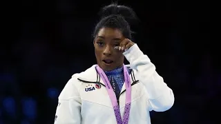 Simone Biles MOST DECORATED GYMNAST Wins 6th Gold at Worlds all Round