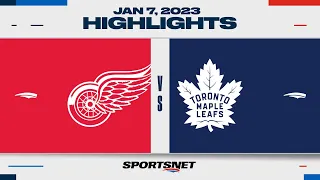 NHL Highlights | Red Wings vs. Maple Leafs - January 7, 2023